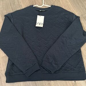 Zara Navy Sweater
